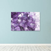 Amethystkristallen Canvas Afdruk (Insitu (Houten vloer))