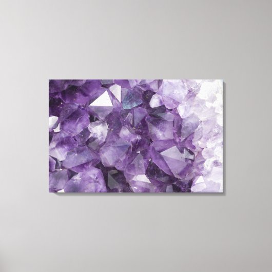 Amethystkristallen Canvas Afdruk (Voorkant)