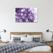 Amethystkristallen Canvas Afdruk (Insitu (Slaapkamer))