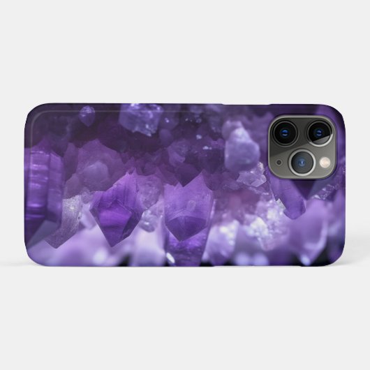 Amethystkristallen Case-Mate iPhone Case (Achterkant (horizontaal))