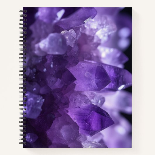 Amethystkristallen Notitieboek (Voorkant)