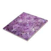 Amethystkristallen Tegeltje (Zijkant)