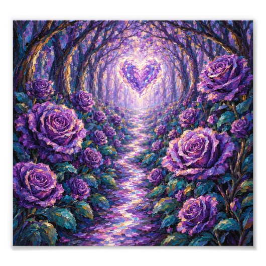 AmethystRosePad Foto Afdruk (Voorkant)