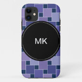 Amethystvierkanten Case-Mate iPhone Case (Achterkant)