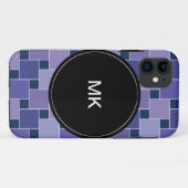 Amethystvierkanten Case-Mate iPhone Case (Achterkant (horizontaal))