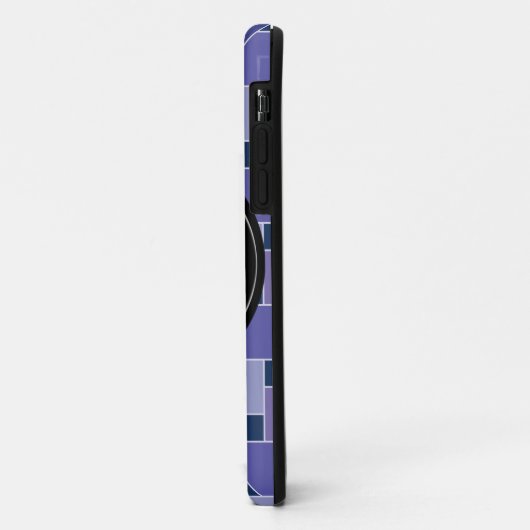 Amethystvierkanten Case-Mate iPhone Case (Achterkant/links)