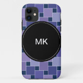 Amethystvierkanten Case-Mate iPhone Case (Achterkant)