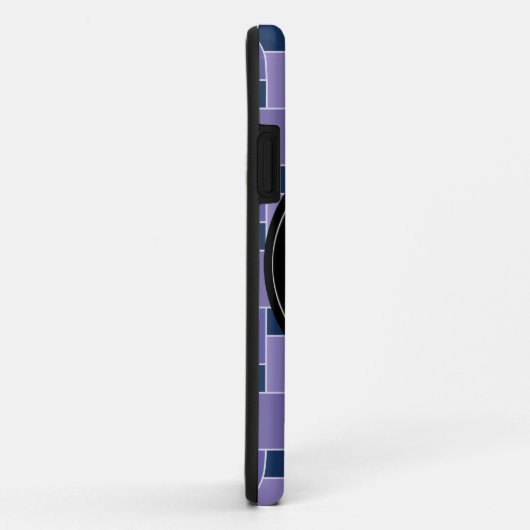 Amethystvierkanten Case-Mate iPhone Case (Achterkant/rechts)