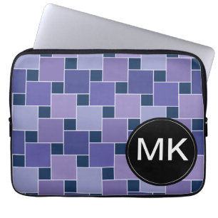 Amethystvierkanten Laptop Sleeve