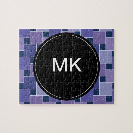 Amethystvierkanten Legpuzzel (Horizontaal)