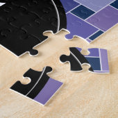 Amethystvierkanten Legpuzzel (Zijkant)