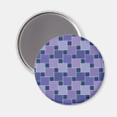 Amethystvierkanten Magneet (Voorkant / Achterkant)