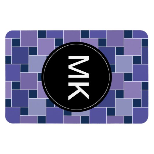 Amethystvierkanten Magneet (Horizontaal)