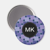 Amethystvierkanten Magneet (Voorkant / Achterkant)