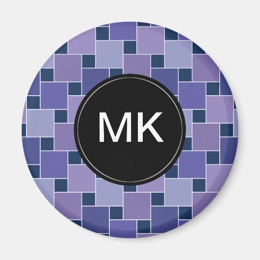 Amethystvierkanten Magneet (Voorkant)