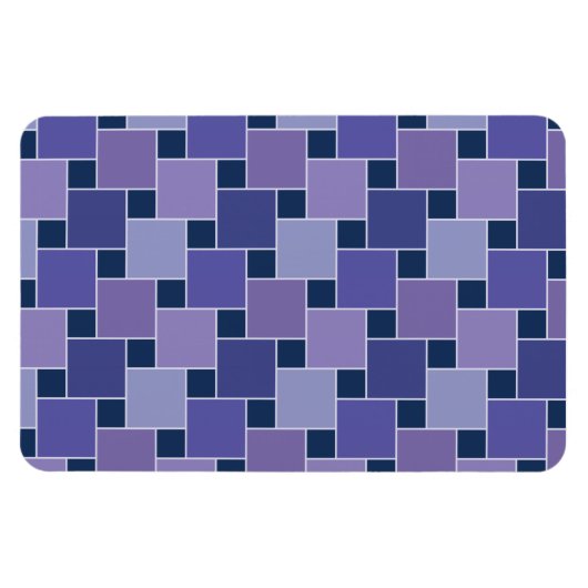 Amethystvierkanten Magneet (Horizontaal)