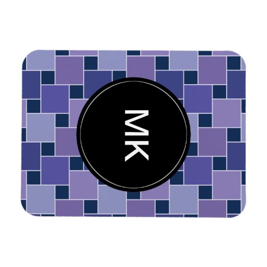 Amethystvierkanten Magneet (Horizontaal)