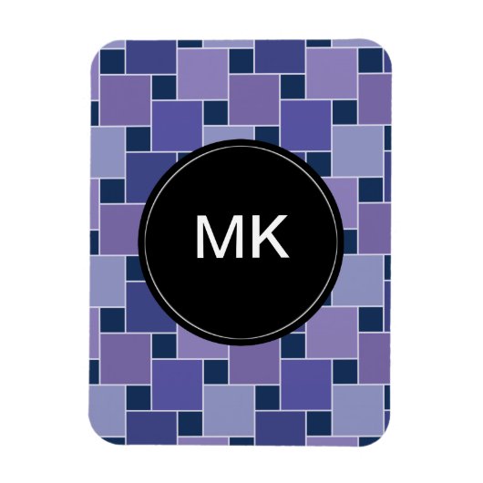 Amethystvierkanten Magneet (Verticaal)