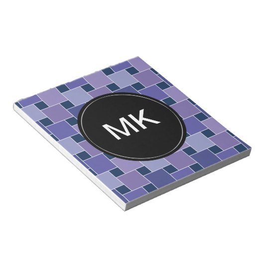 Amethystvierkanten Notitieblok (Schuin)