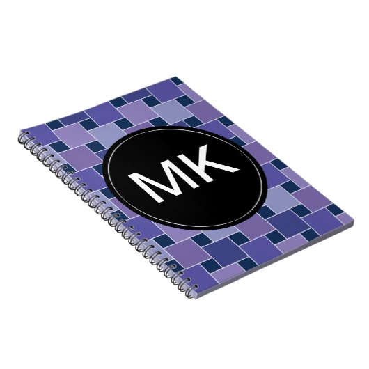 Amethystvierkanten Notitieboek (Rechterzijde)