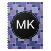 Amethystvierkanten Notitieboek (Voorkant)