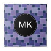 Amethystvierkanten Tegeltje (Voorkant)