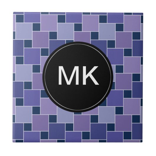 Amethystvierkanten Tegeltje (Voorkant)