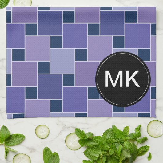 Amethystvierkanten Theedoek (Gevouwen)