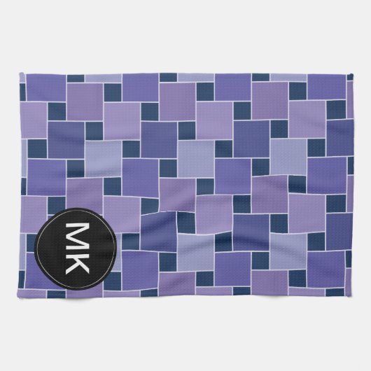 Amethystvierkanten Theedoek (Horizontaal)