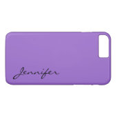 Ametistkleurige achtergrond Case-Mate iPhone case (Achterkant (Horizontaal))