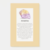 Ametrine Crystal Betekenis Sieraden Display Post-it® Notes (Voorkant)