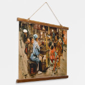 Ameya (Snoep bloem) Hangend Wandkleed (Gebogen)