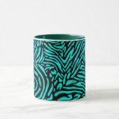 Amezing Green Zebra Design Mok (Midden)
