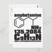 amfetamine briefkaart (Voorkant / Achterkant)