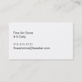  amfibieën in Haeckel Visitekaartje (Achterkant)