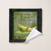 Amfibieën Modellen: Kikker Laze 01-02 Bad Handdoek (Wasdoekje)