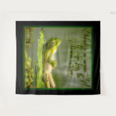 Amfibieën Modellen: Kikker Laze 01-02 Wandkleed (Voorkant (horizontaal))