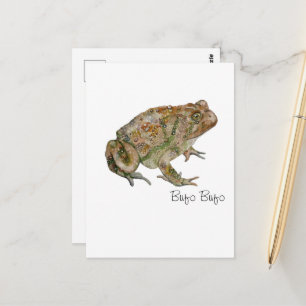 Amfibieën, reptielen & insecten aquarel briefkaart