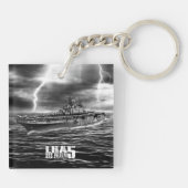 Amfibieschip Peleliu Aif sleutelhanger (Achterkant)