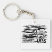 Amfibieschip Peleliu Aif sleutelhanger (Voorkant)