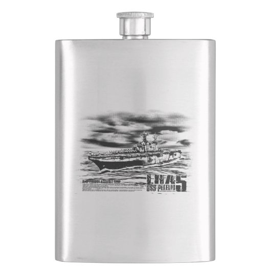 Amfibieschip Peleliu Pioc-kolf Flacon (Voorkant)