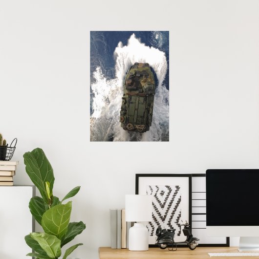 Amfibievoertuig Poster (Thuiskantoor)