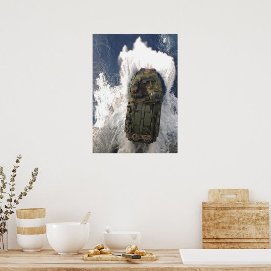Amfibievoertuig Poster (Keuken)