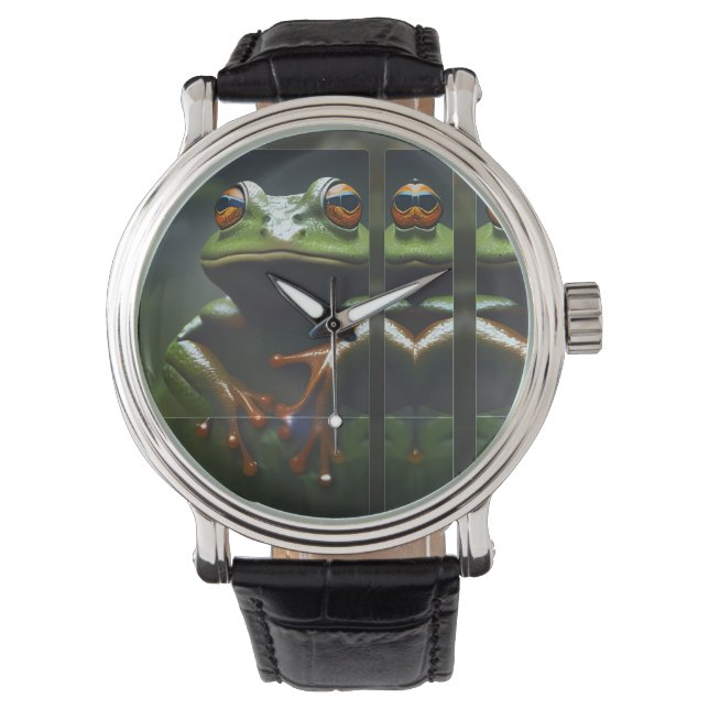 Amfibios I Ken Gage Art Horloge (Voorkant)