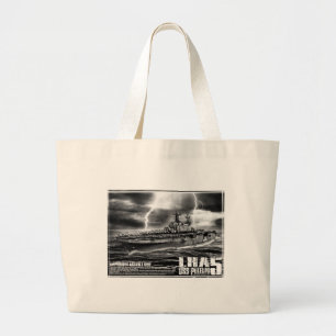 Amfibisch aanvalsschip Peleliu Bag Grote Tote Bag