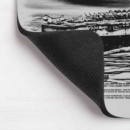 Amfibisch aanvalsschip Peleliu Mousepad Muismat (Hoek)