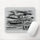Amfibisch aanvalsschip Peleliu Mousepad Muismat (Met muis)