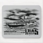 Amfibisch aanvalsschip Peleliu Mousepad Muismat (Voorkant)