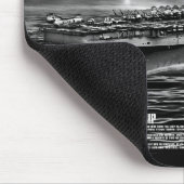 Amfibisch aanvalsschip Peleliu Mousepad Muismat (Hoek)