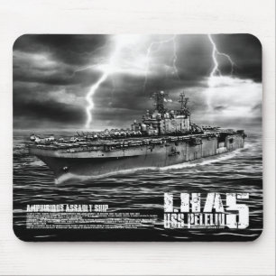 Amfibisch aanvalsschip Peleliu Mousepad Muismat